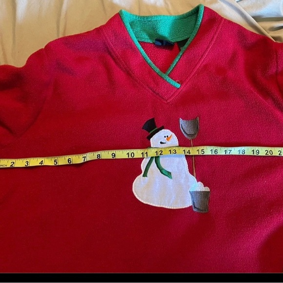 Bobbie Brooks Snowman fleece XL - Picture 7 of 7